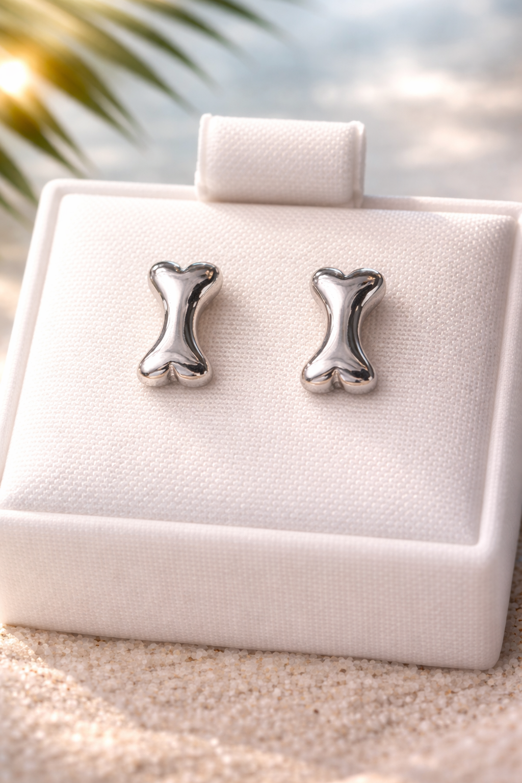 Minimal Bone Studs, Modern Bone Studs, Chic Bone Earrings