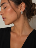 Sterling Silver Teardrop Studs, Minimalist Silver Studs, Elegant Silver Stud Earrings