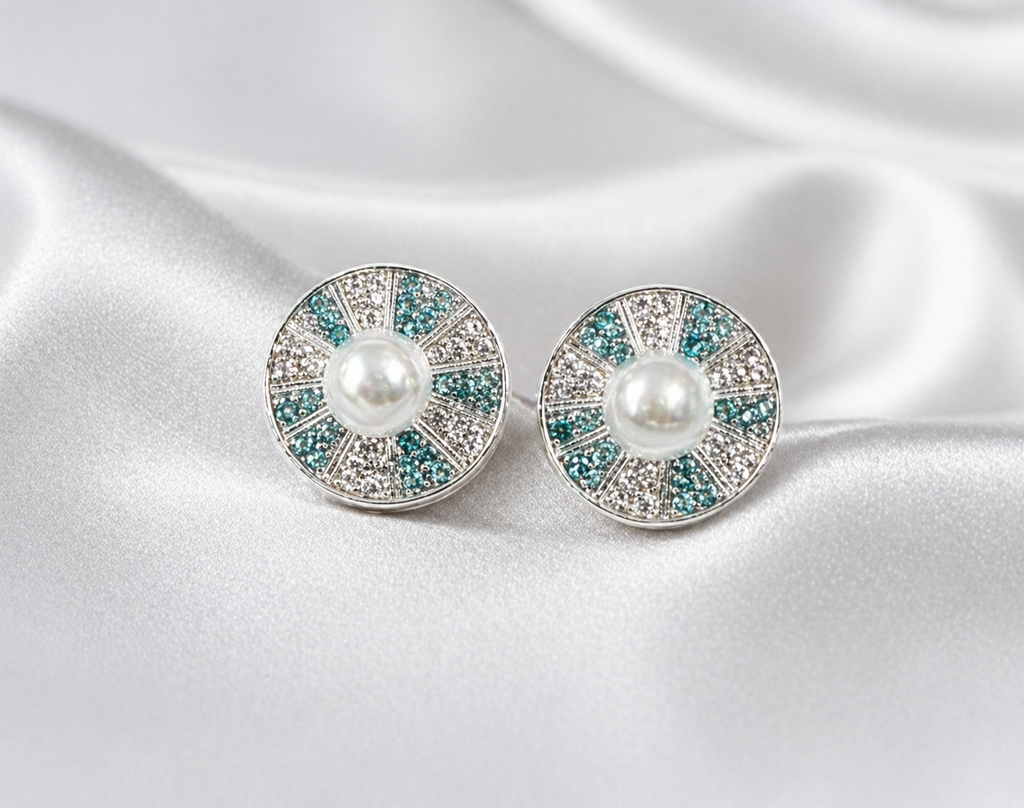 Vintage Style Pearl Earrings, Elegant Pearl Statement Earrings, Glam Pearl Designer Earrings