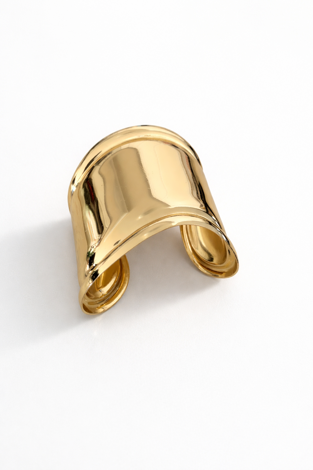 Wide Gold Cuff Bracelet, Minimalist Gold Cuff, Elegant Gold Cuff