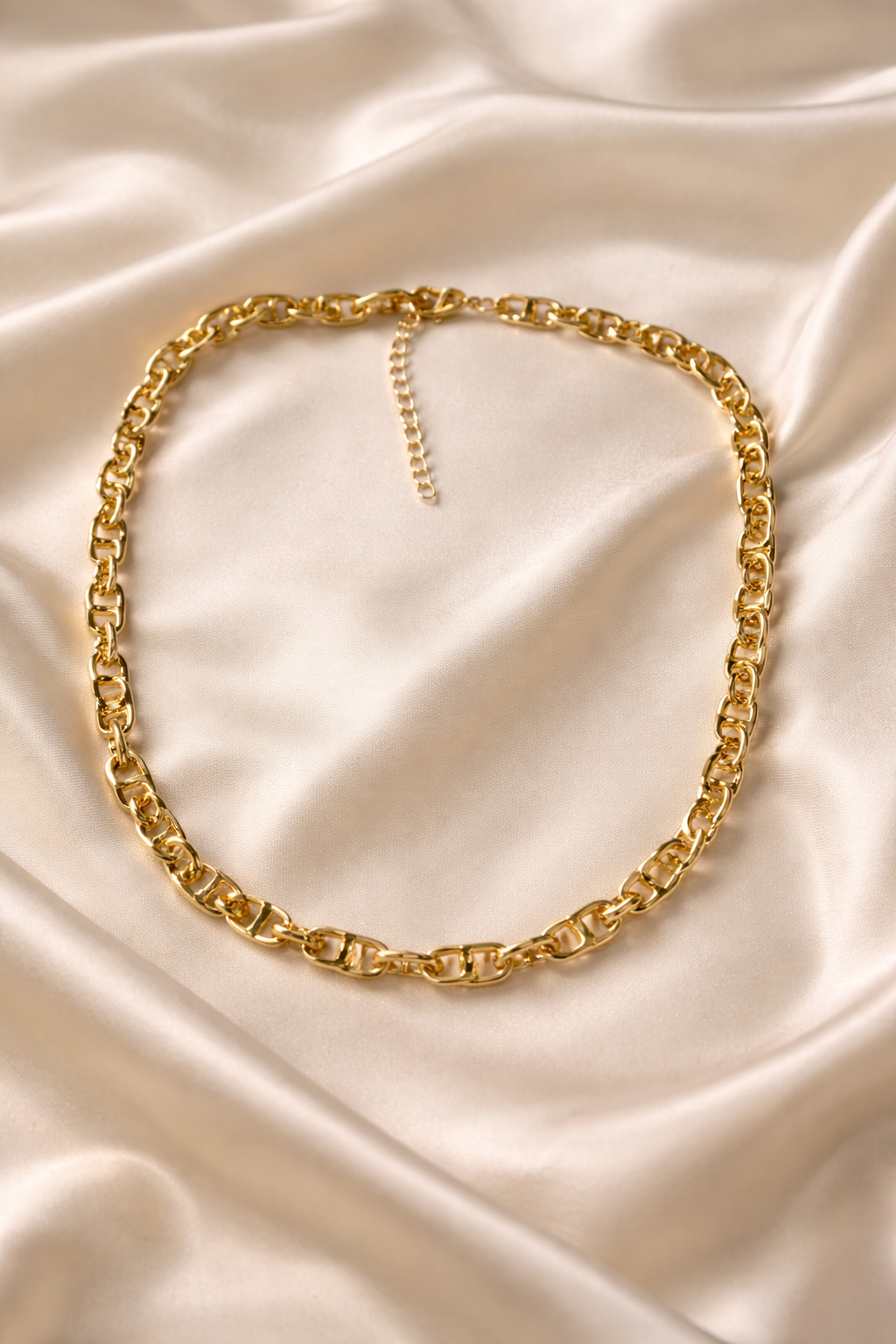 Bold Chain Necklace, Everyday Gold Chain Necklace, Classic Link Chain Necklace