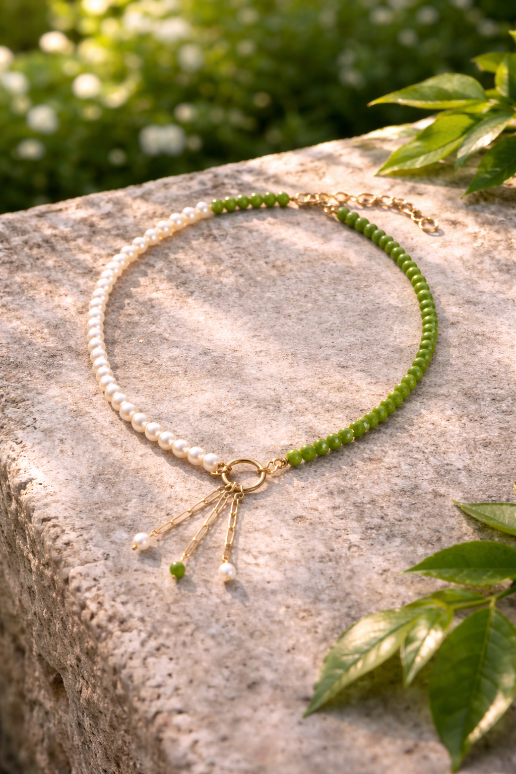 Elegant Two Tone Necklace, Minimal Necklace Everyday Wear, Everyday Chic Necklace