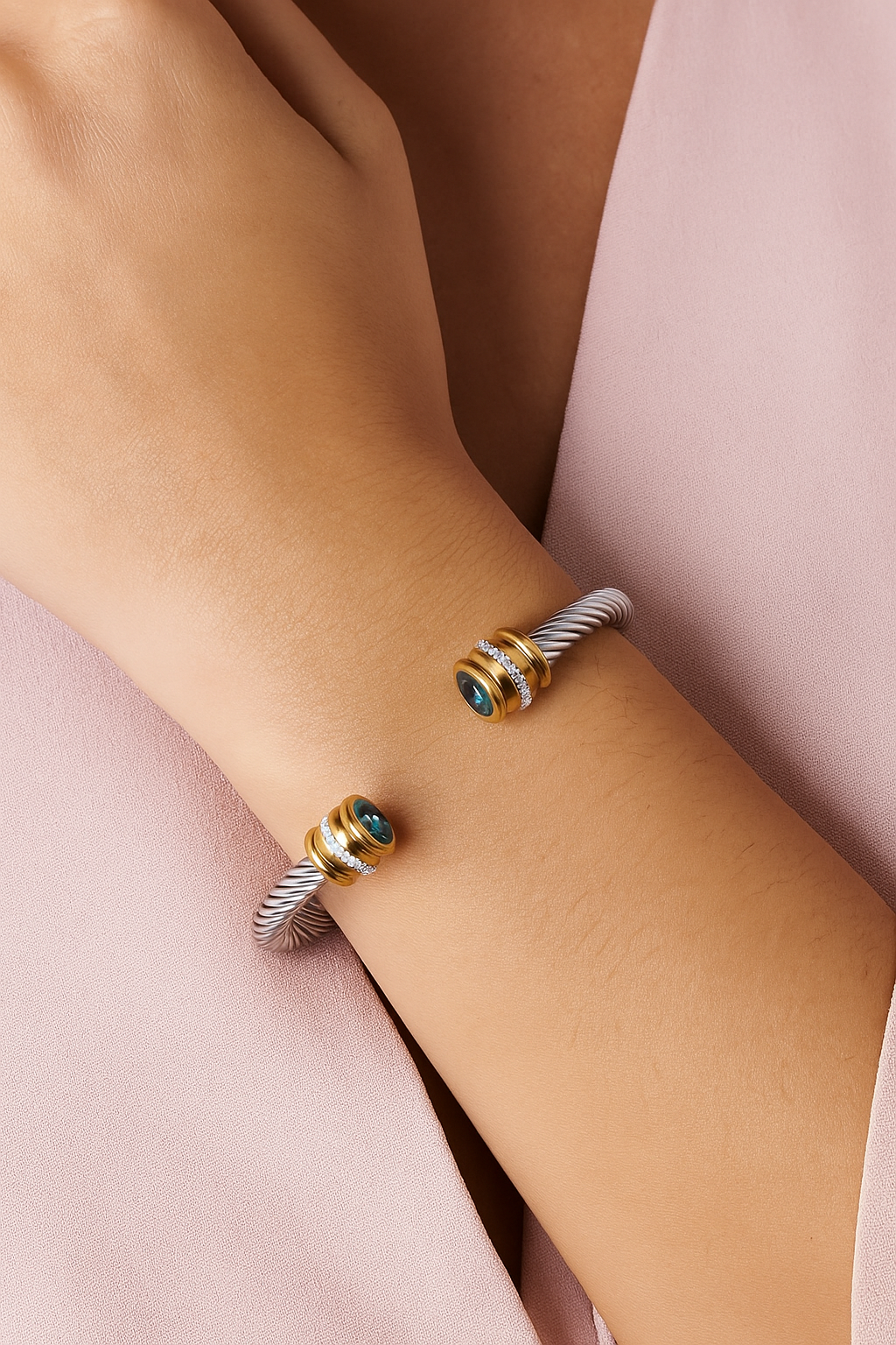 Dainty bangle bracelet, Delicate bracelet, Trendy bracelet