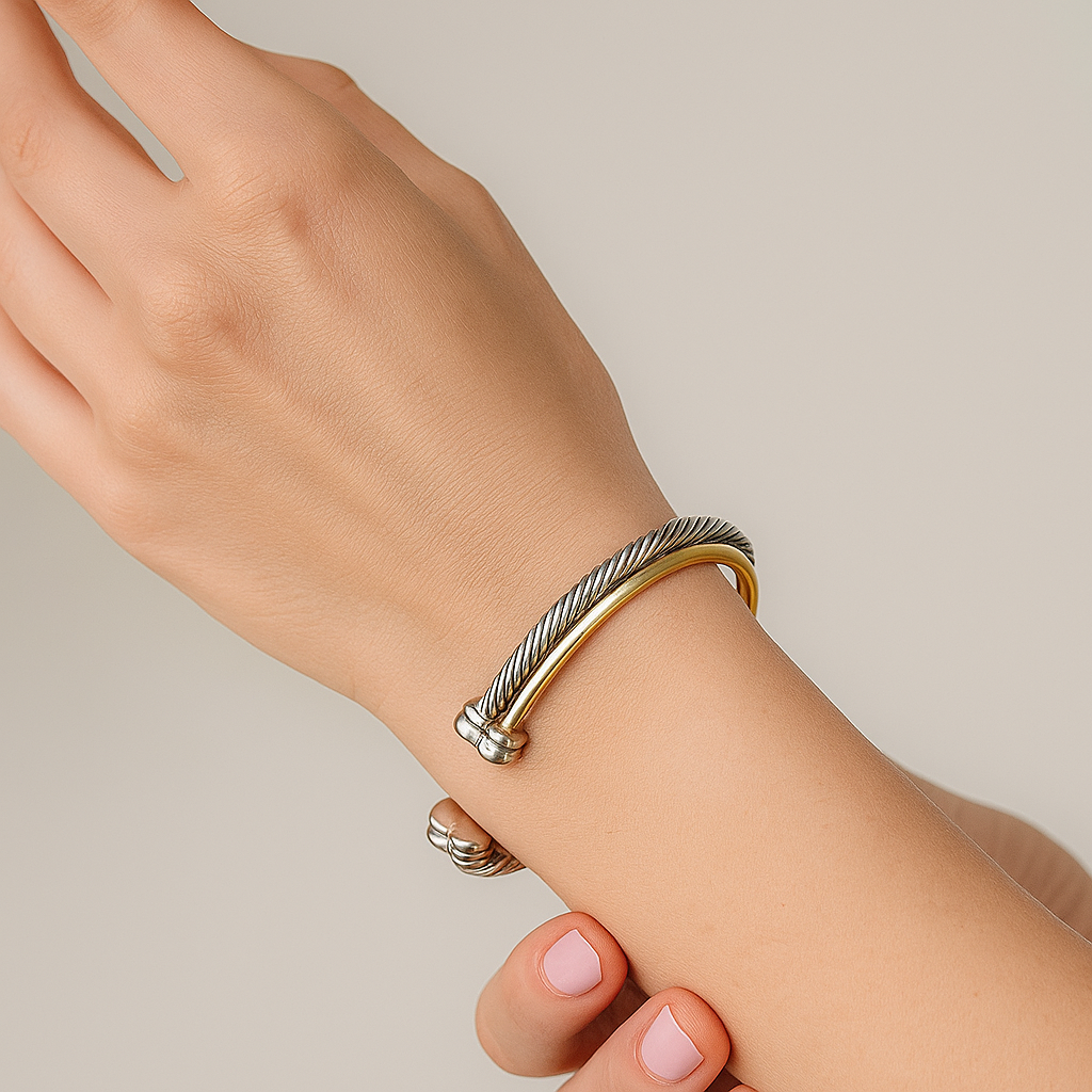 Dainty bangle bracelet, Delicate bracelet, Trendy bracelet,