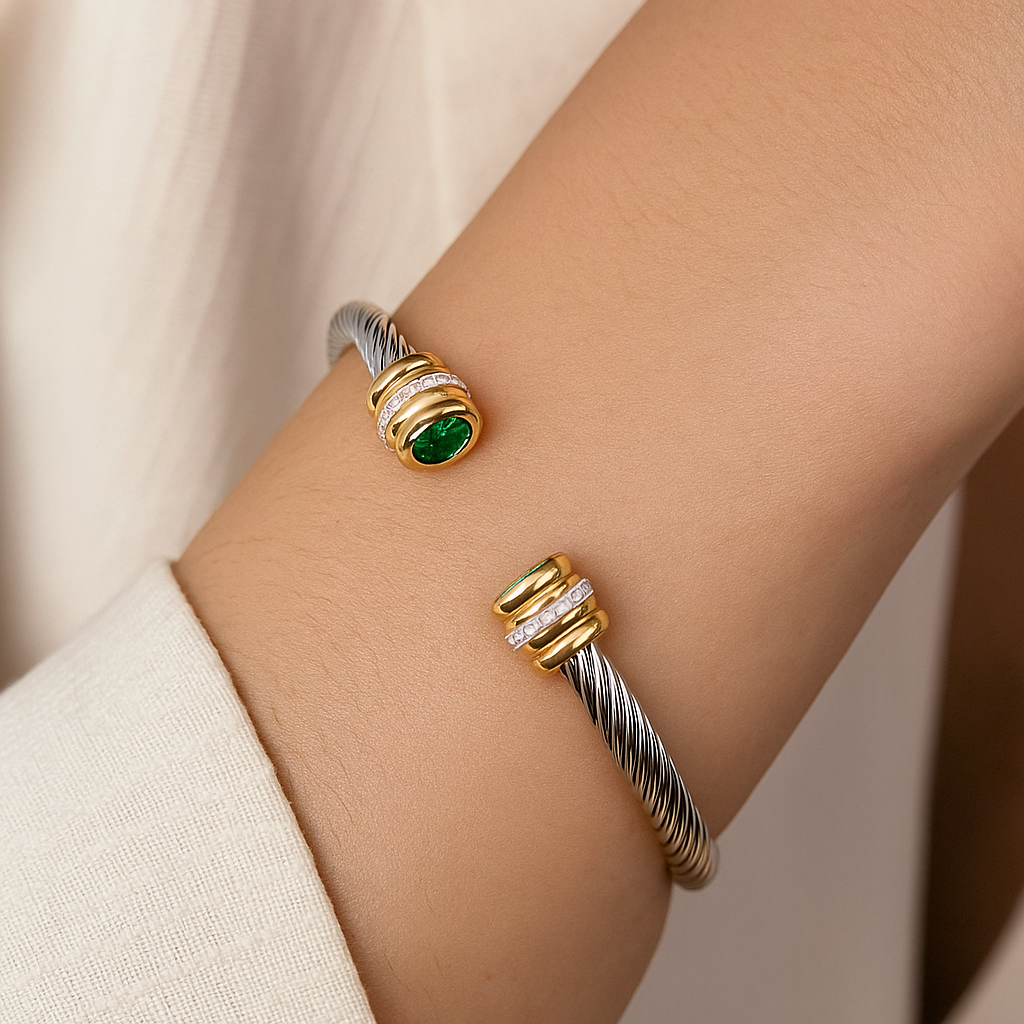 Dainty bangle bracelet, Delicate bracelet, Trendy bracelet