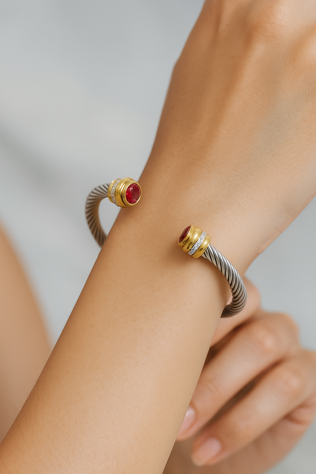 Dainty bangle bracelet, Delicate bracelet, Trendy bracelet