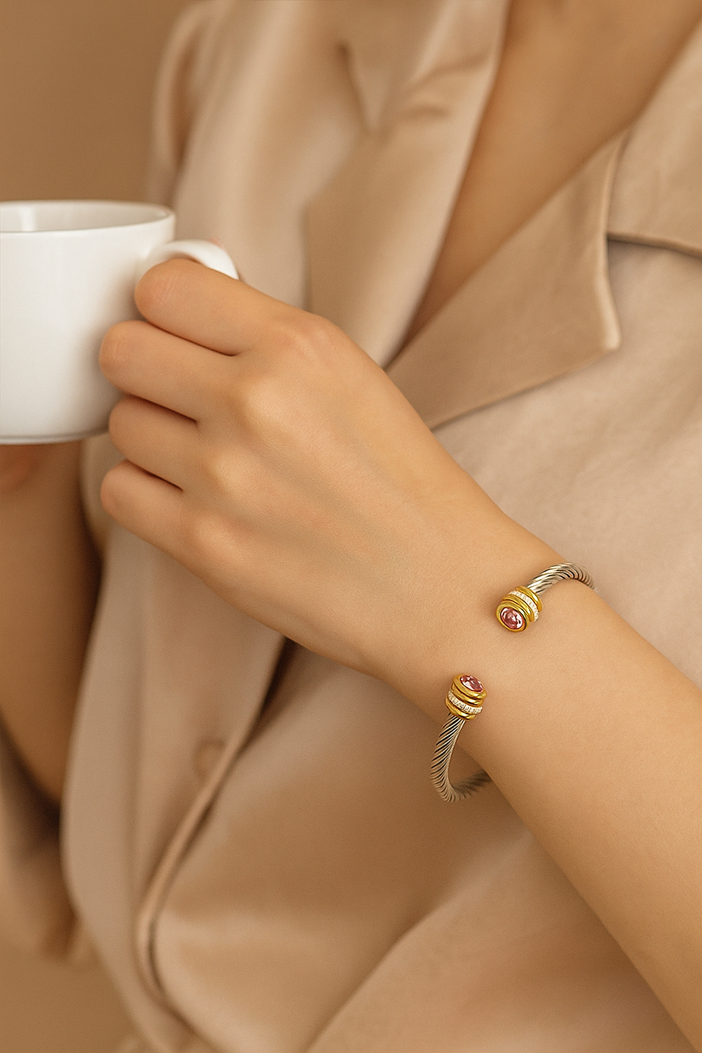 Dainty bangle bracelet, Delicate bracelet, Trendy bracelet