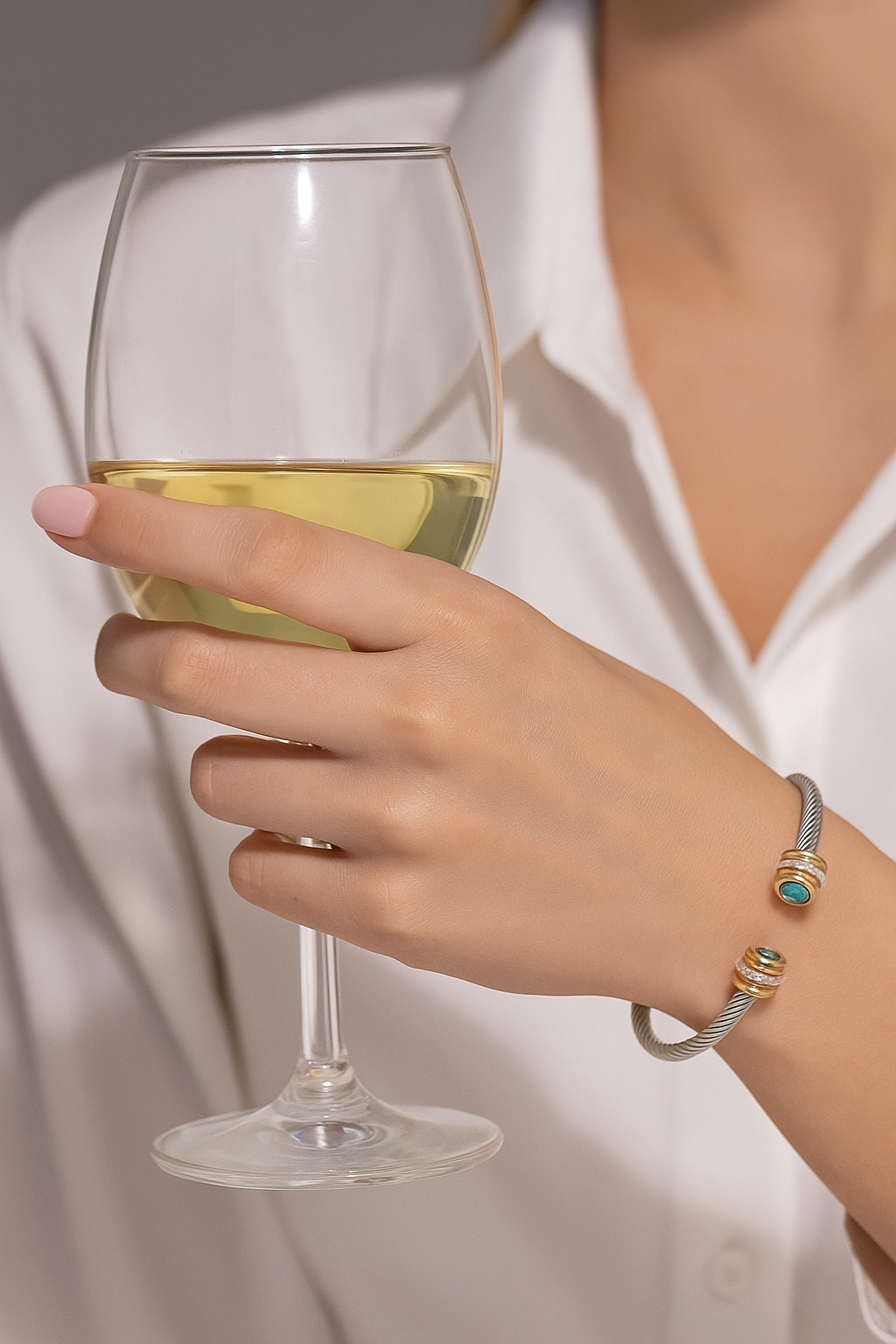 Dainty bangle bracelet, Delicate bracelet, Trendy bracelet