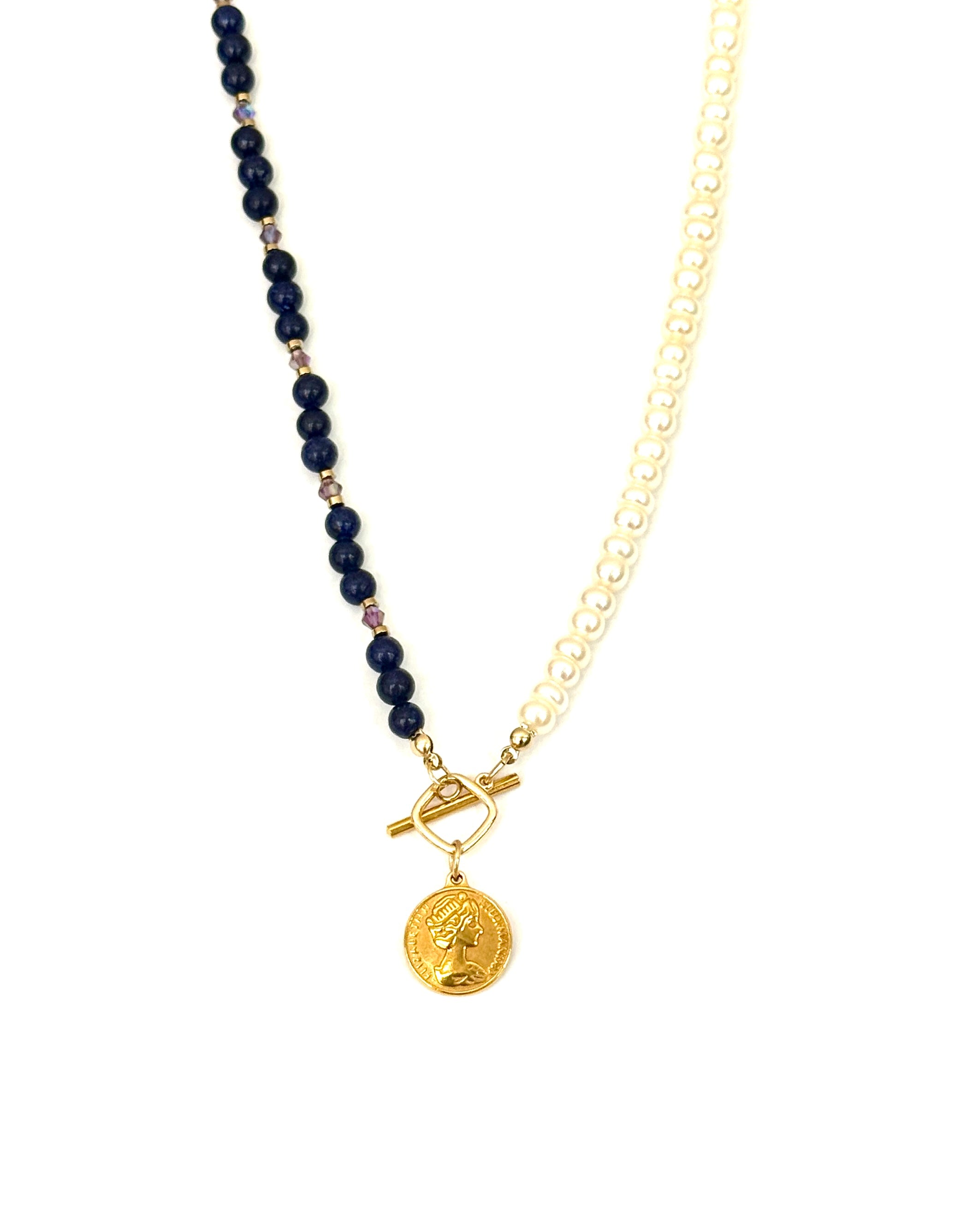 Lapis Lazuli and Pearls Necklace