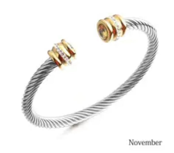 Dainty bangle bracelet, Delicate bracelet, Trendy bracelet