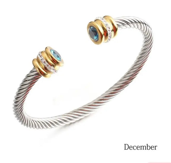 Dainty bangle bracelet, Delicate bracelet, Trendy bracelet